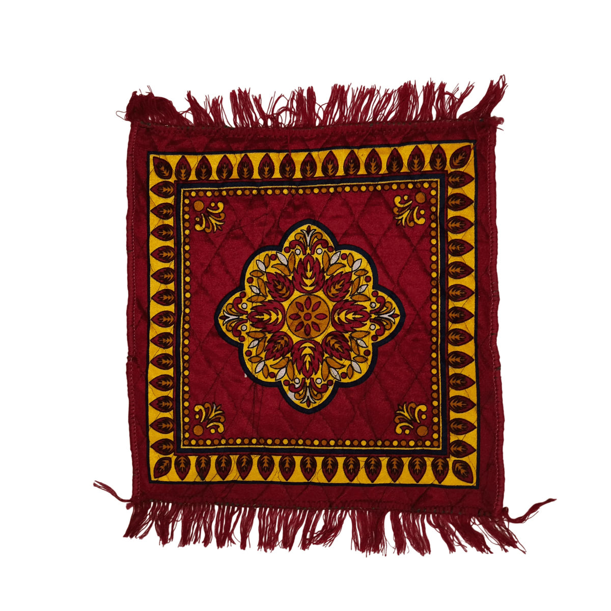 Velvet Pooja Aasan (18 inches  x  18 inches)